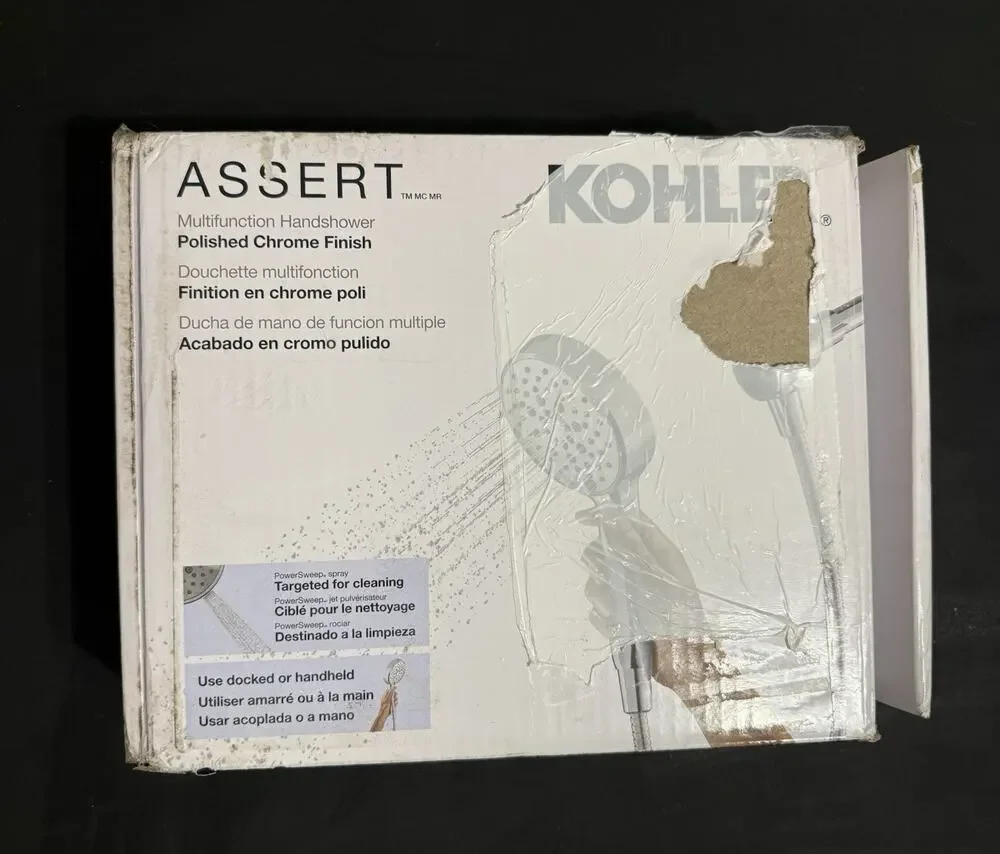 Kohler Assert R38755-G-CP 6-Function Handshower Kit Chrome Open Box